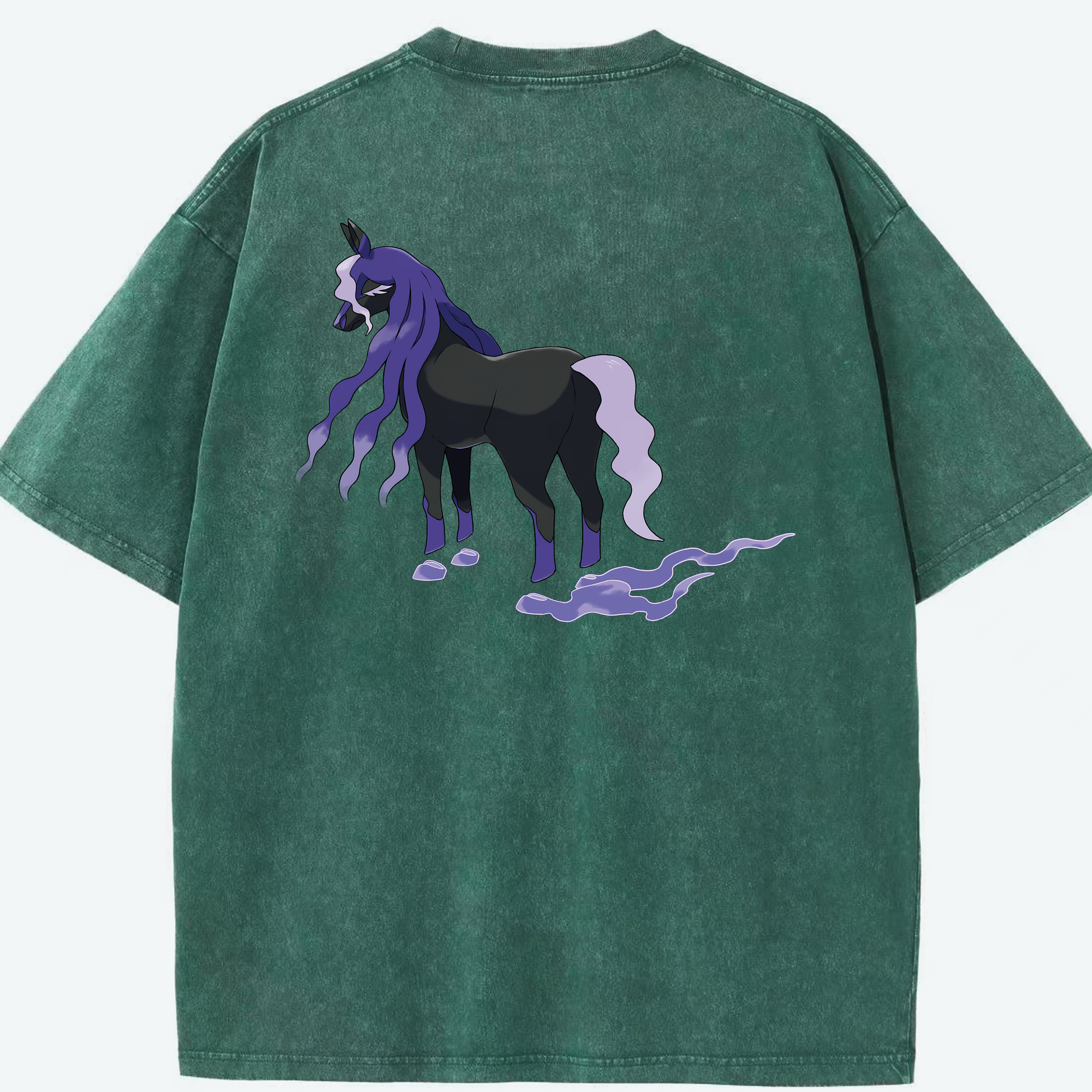（画像用） ポケットモンスター Pokémon 綿100% ヴィンテージ風 半袖Tシャツ（背面プリント）